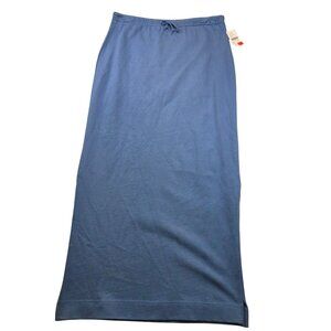 Cutter & Buck Maxi Skirt M Cotton Resort Casual Beach Coastal Preppy Drawstring